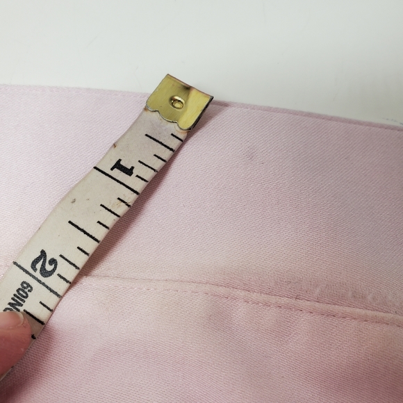 Geoffrey Beene Pink Sateen Blouse Button Down Dress Shirt - Picture 3 of 13